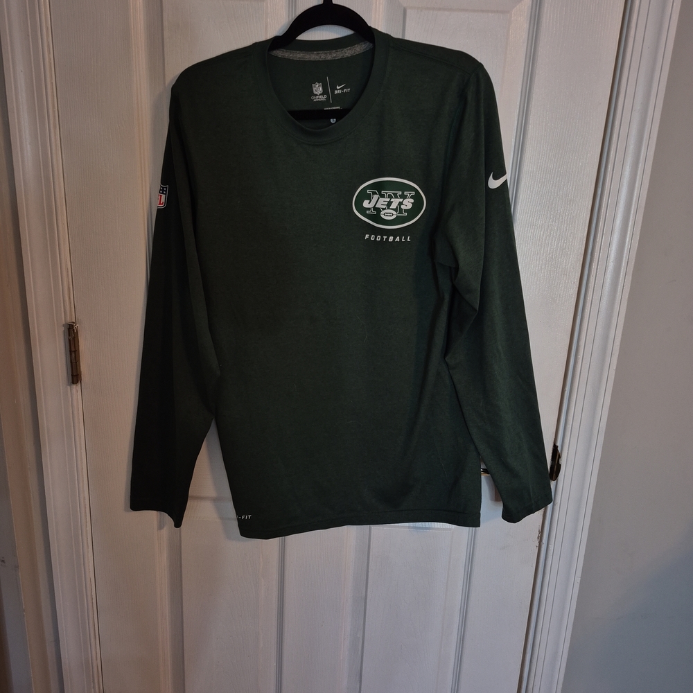 New York Jets Nike NFL On Field Apparel Dri-Fit Long Sleeve Shirt